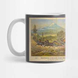 Old Time Stage Coach Mug